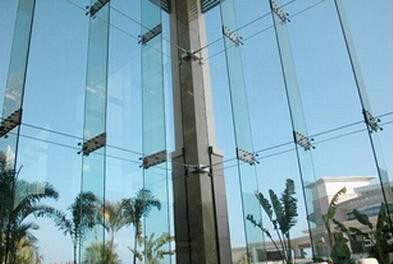 点支承玻璃幕墙玻璃肋式